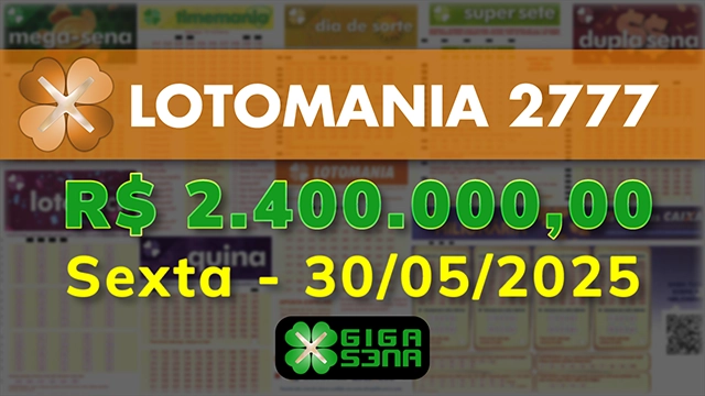 Sorteio da Lotomania 2777