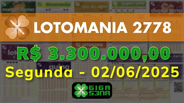 Sorteio da Lotomania 2778