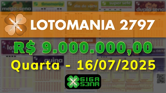 Sorteio da Lotomania 2797