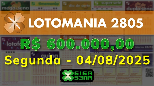 Sorteio da Lotomania 2805