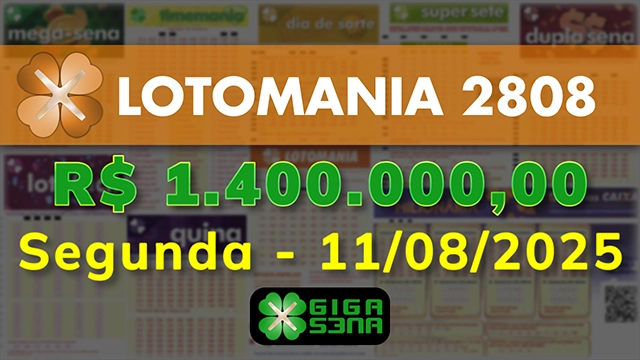 Sorteio da Lotomania 2808