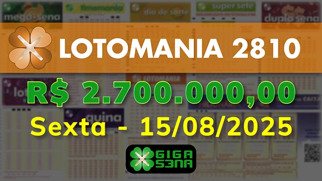 Sorteio da Lotomania 2810