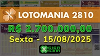 Sorteio da Lotomania 2810