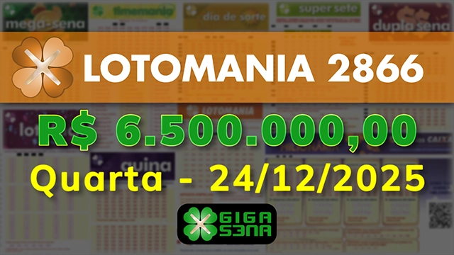 Sorteio da Lotomania 2866