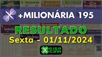 Resultado da +Milionária 195