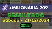 Resultado da +Milionária 209