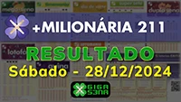 Resultado da +Milionária 211