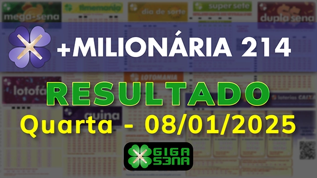 Resultado da +Milionária 214