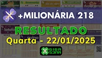 Resultado da +Milionária 218