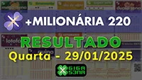 Resultado da +Milionária 220