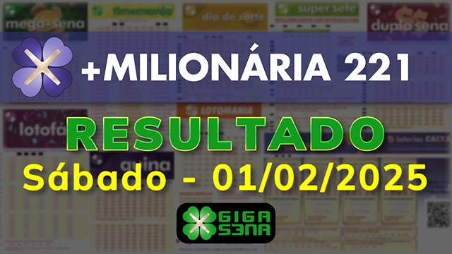 Resultado da +Milionária 221