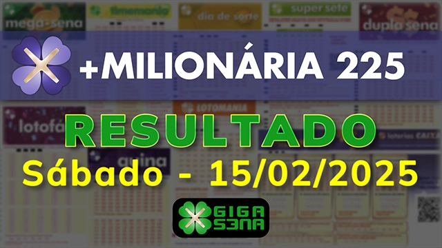 Resultado da +Milionária 225