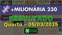 Resultado da +Milionária 230