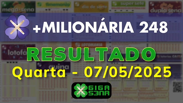 Resultado da +Milionária 248