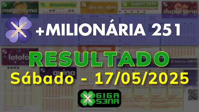 Resultado da +Milionária 251