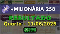 Resultado da +Milionária 258