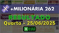 Resultado da +Milionária 262