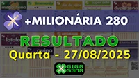 Resultado da +Milionária 280