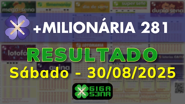 Resultado da +Milionária 281