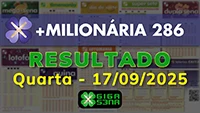 Resultado da +Milionária 286