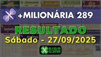 Resultado da +Milionária 289