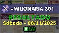Resultado da +Milionária 301