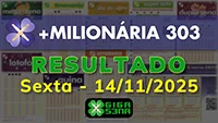 Resultado da +Milionária 303