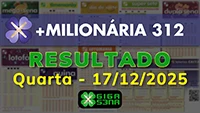 Resultado da +Milionária 312