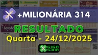Resultado da +Milionária 314