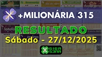 Resultado da +Milionária 315
