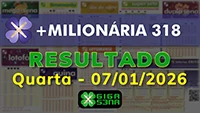 Resultado da +Milionária 318