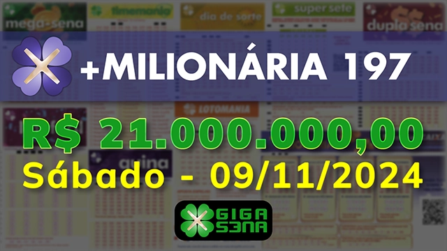 Sorteio da +Milionária 197