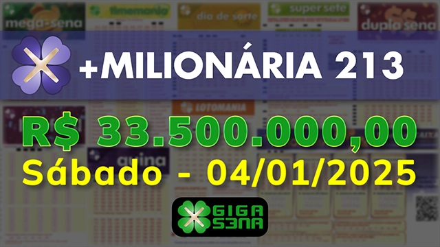 Sorteio da +Milionária 213