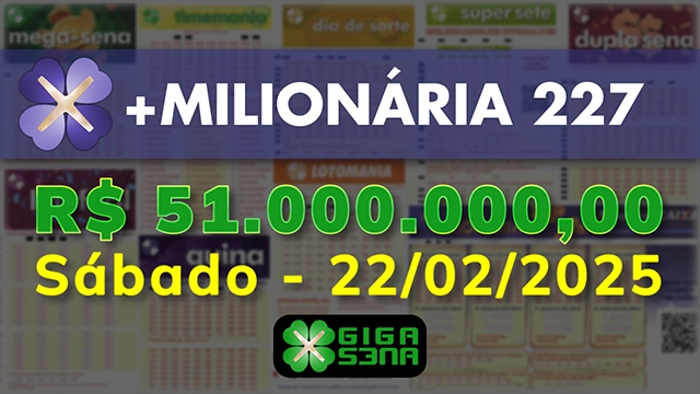 Sorteio da +Milionária 227