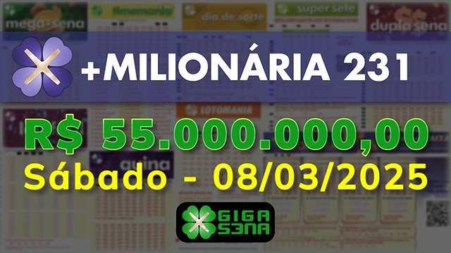 Sorteio da +Milionária 231