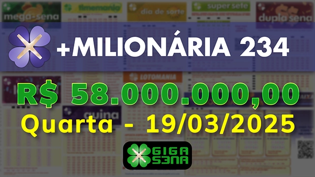 Sorteio da +Milionária 234