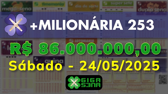 Sorteio da +Milionária 253