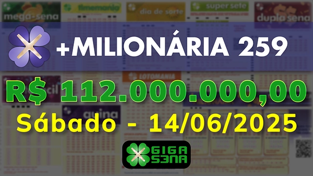 Sorteio da +Milionária 259