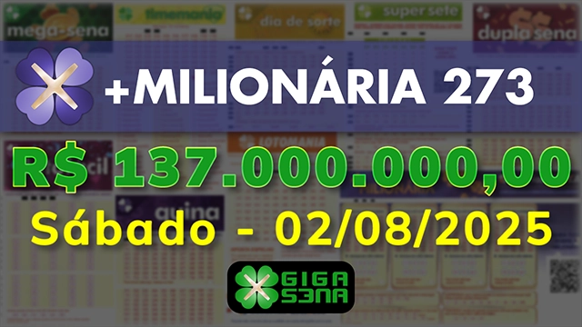 Sorteio da +Milionária 273