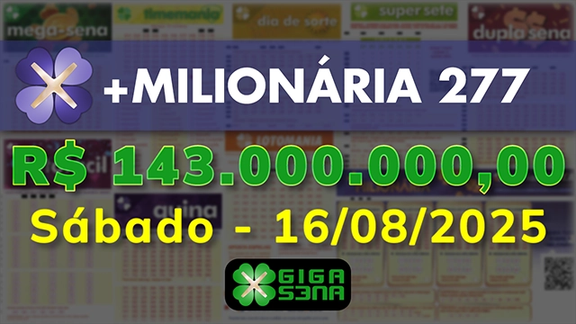 Sorteio da +Milionária 277