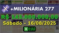 Sorteio da +Milionária 277