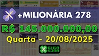 Sorteio da +Milionária 278