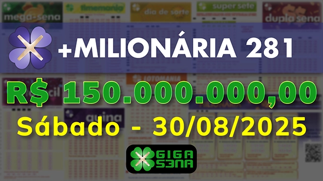 Sorteio da +Milionária 281