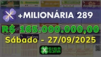 Sorteio da +Milionária 289