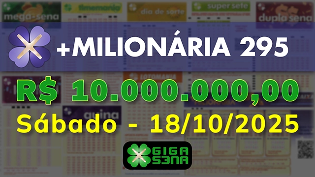 Sorteio da +Milionária 295