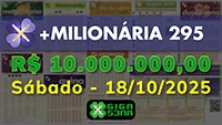 Sorteio da +Milionária 295