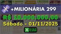 Sorteio da +Milionária 299