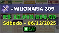 Sorteio da +Milionária 309