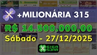Sorteio da +Milionária 315