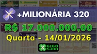 Sorteio da +Milionária 320